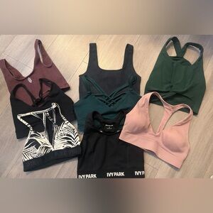 8 Sports Bra Bundle (FP, Ivy Park, Athleta, Lorna Jane, Victoria Secret, etc)